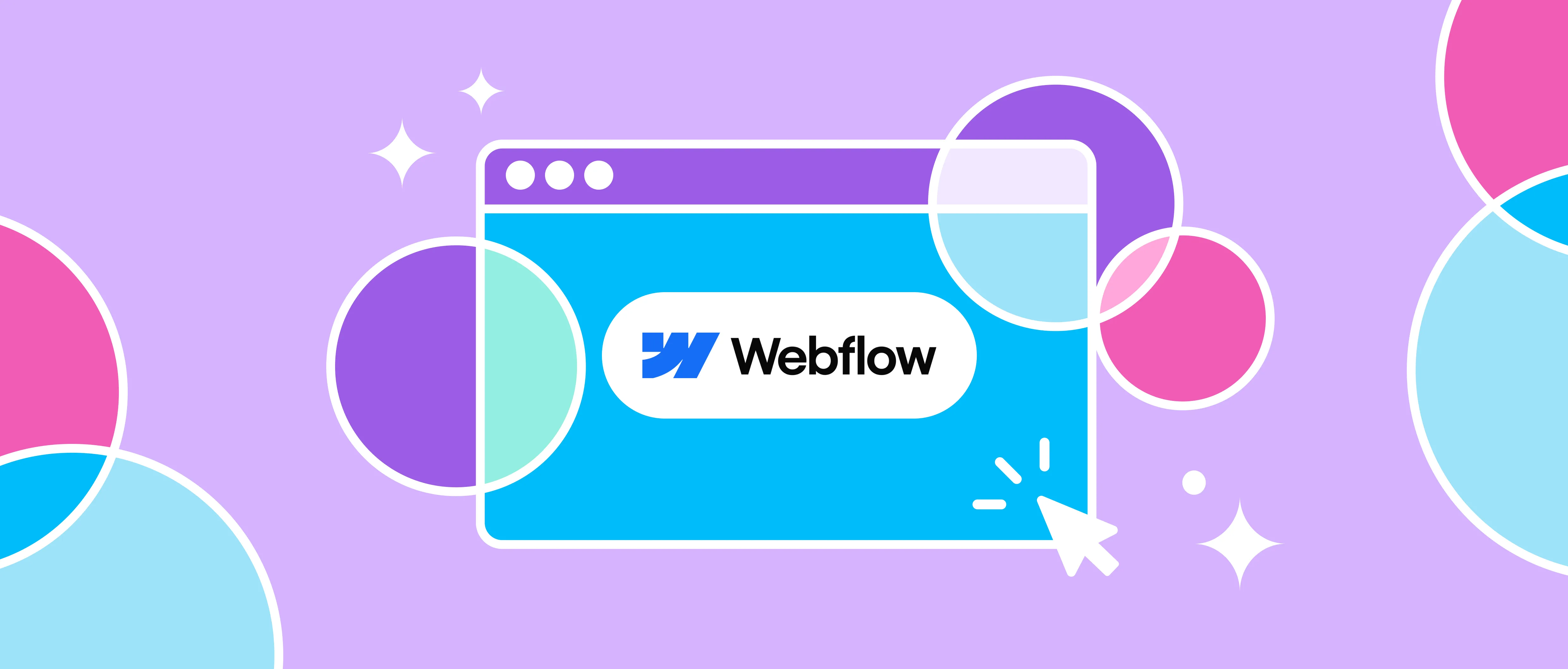 Webflow logo presented in a browser.